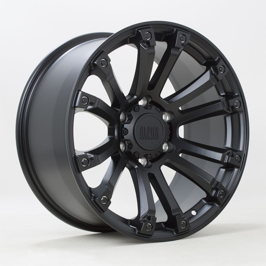 Alpha Offroad<br>Maverick Flat Black (18x9)